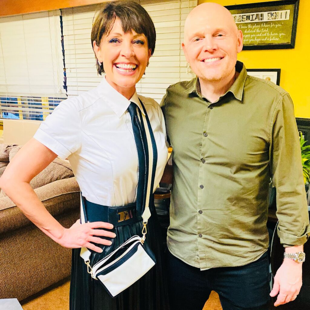 Christine Peake with Bill Burr