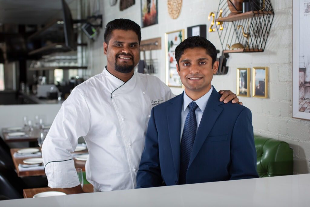 Executive Chef Sagar Ghosh & Partner Mihir Lad