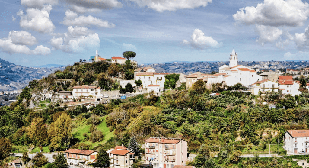 The Donnachiara Winery on the hills of Montefalcione