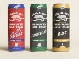 Nitro Black, Double Espresso, Flat White! Chameleon Organic Coffee Introduces Ready-to-Drink Cold-Brew Cans