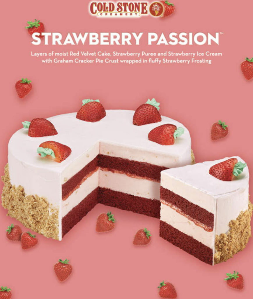 Mother's Day Just Got Sweeter - Thanks to Strawberry Passion Cake from Cold Stone Creamery