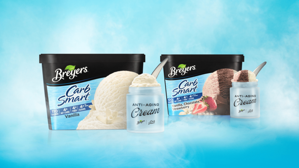 "Creamy, delicious" "Anti-Aging Cream" Breyers CarbSmart