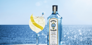 BOMBAY SAPPHIRE Sparkling Lemon, a bright, simple and refreshingly flavorful serve of BOMBAY SAPPHIRE gin