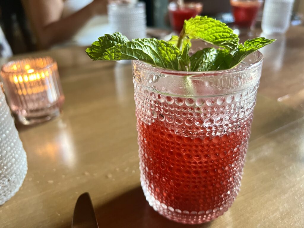 Mon Ami's Blackberry Mojito