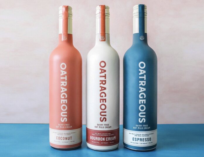 Dairy-free, plant-based: OATRAGEOUS Oat Milk Liqueur from the Makers of Misunderstood Whiskey Co.