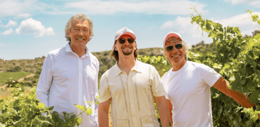 Jon Bon Jovi, Jesse Bongiovi, and Gérard Bertrand