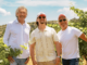 Jon Bon Jovi, Jesse Bongiovi, and Gérard Bertrand