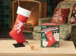 Fireball Wishes America a Slappy Holidays With "Slap-the-Bag-Style" Whisky Stocking Filled with 35 Shots of Cinnamon-y Goodness