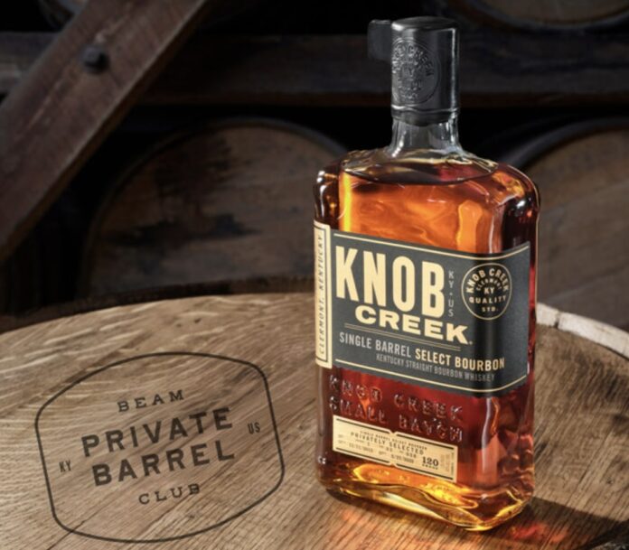 Beam Private Barrel Club, launching with Knob Creek