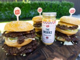 The Works Seasoning with Burgers