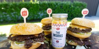 The Works Seasoning with Burgers