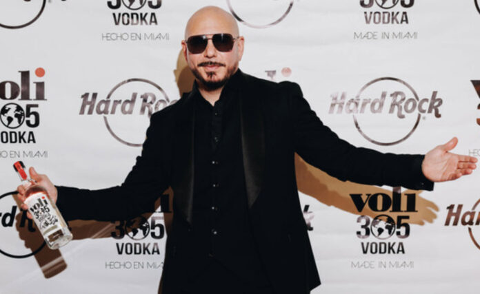 Pitbull Brings Voli 305 Premium Vodka to Hard Rock