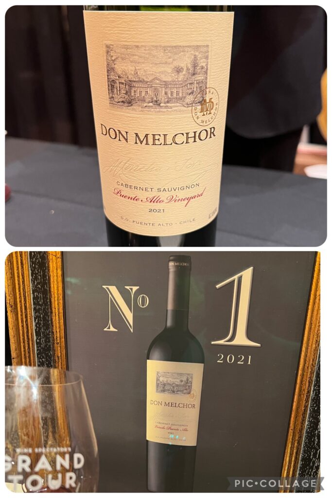 2021 Don Melchor (96 points and the #1 wine of the year)