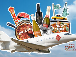 pizza and wine tasting tour by private jet