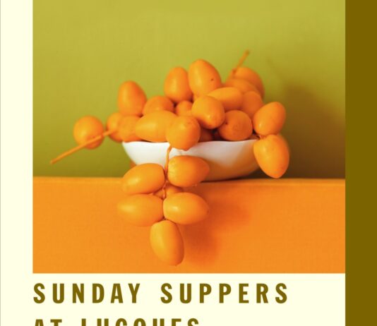 Sunday Suppers at Lucques anniversary dinner at A.O.C