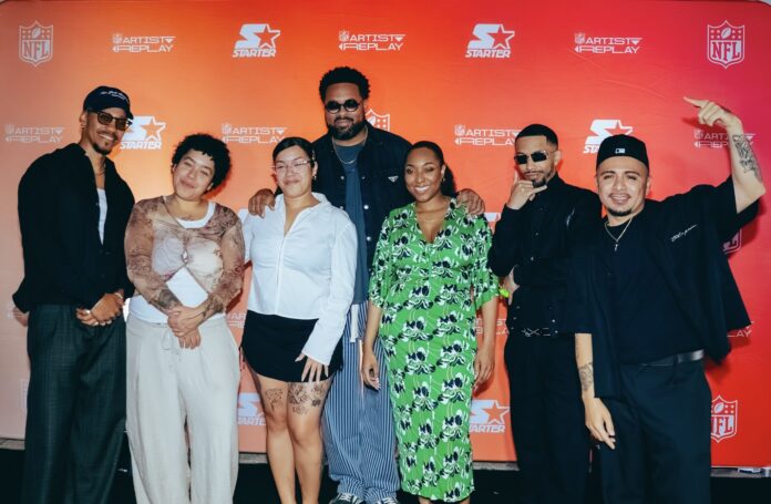 Step inside NFL Artist Replay, the Miami art-meets-sport event blending culture, creativity, and the limited Starter x Alex Yanes collection.