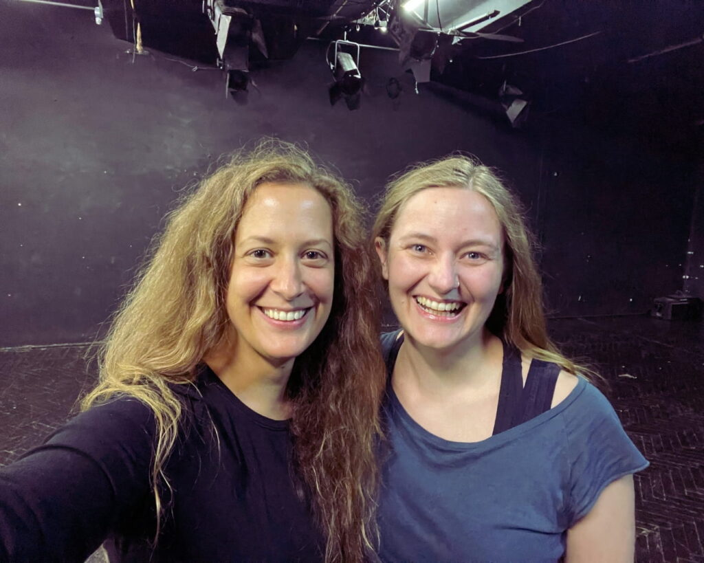 Actress and PEM Master Instructor Sarah Victoria with PEM Instructor Inka Butz from Hamburg, Germany 