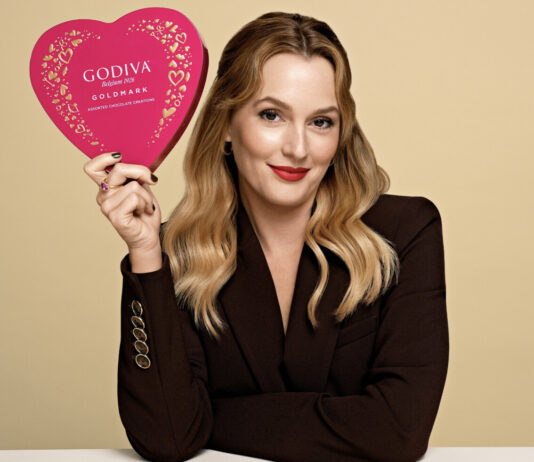 Leighton Meester returns for Godiva Valentine’s Day Chocolates Turning Love Into a Bold, Delicious Statement Leighton Meester returns for Godiva Valentine’s Day Chocolates