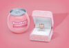 BuzzBallz Lemonsqueezy engagement ring for Valentine’s Day. Unveils a 9-carat pink A bold blend of cocktails, luxury, and modern romance.