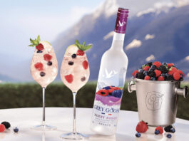 GREY GOOSE Berry Rouge redefines berry flavored vodka with real fruit