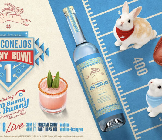 400 Conejos Mezcal hosts the Bunny Bowl on Feb 8, a livestreamed rabbit race benefiting rescue bunnies