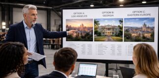 Where you shoot isn't a creative preference. It's a capital structure decision