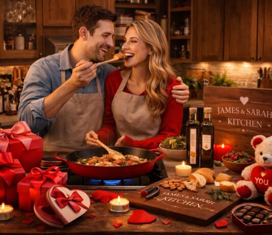 Find 12 Valentine's Gifts for Foodie Couples obsessed with cooking. From pasta-making kits to Japanese knives, culinary tools they'll use