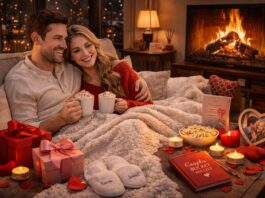 Discover 12 cozy Valentine's Day gifts for homebodies who love staying in. From weighted heated blankets to mini projectors, perfect comfort.
