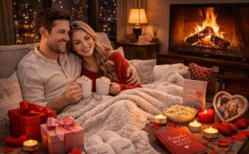 Discover 12 cozy Valentine's Day gifts for homebodies who love staying in. From weighted heated blankets to mini projectors, perfect comfort.