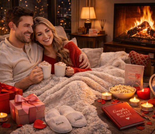 Discover 12 cozy Valentine's Day gifts for homebodies who love staying in. From weighted heated blankets to mini projectors, perfect comfort.