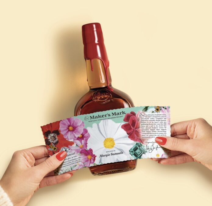 Maker's Mark partners with artist Ashley Longshore for a limited-edition bourbon