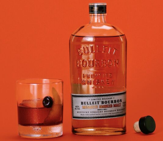 Bulleit Bourbon Mesquite Smoked Malt is a limited-release Kentucky Straight Bourbon