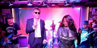 L-R Danny Saber, Nathan Cowles, Michael Seacer, Niecey Robinson and Levi Seacer, Photo Eric Allen