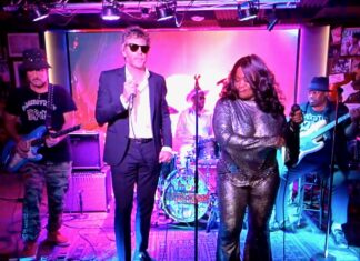 L-R Danny Saber, Nathan Cowles, Michael Seacer, Niecey Robinson and Levi Seacer, Photo Eric Allen