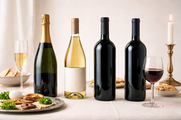 Four luxury kosher wines for Passover 2026 — from grower Champagne to Rothschild Malbec.