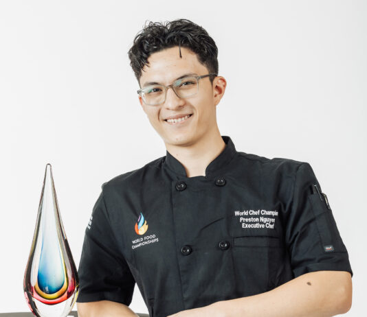 Texas chef Preston Nguyen claims his second World Food Champion title