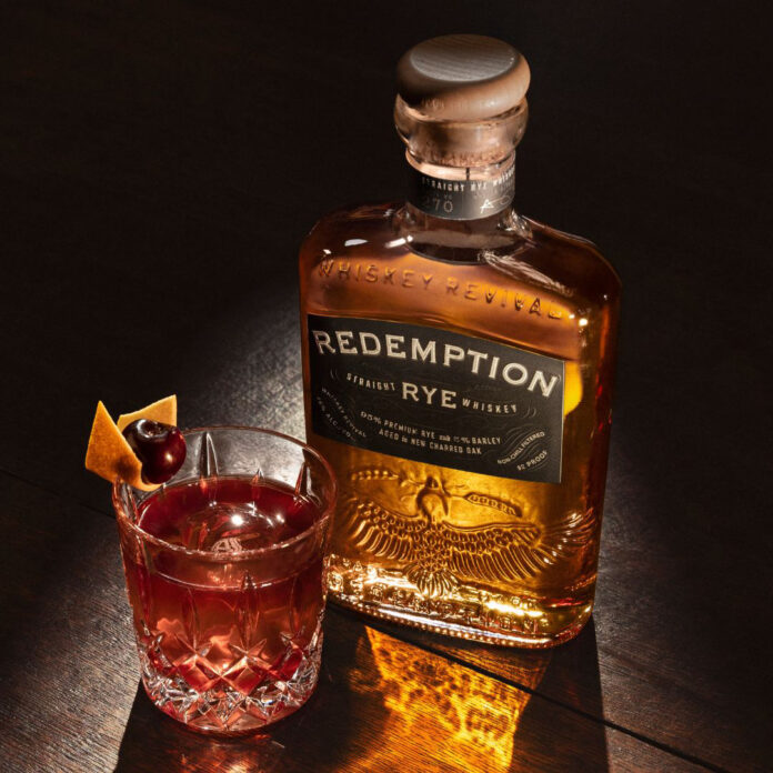 Redemption Whiskey relaunches with a new 92-proof high rye bourbon