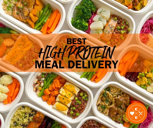 High-protein meal delivery compared on cost per gram