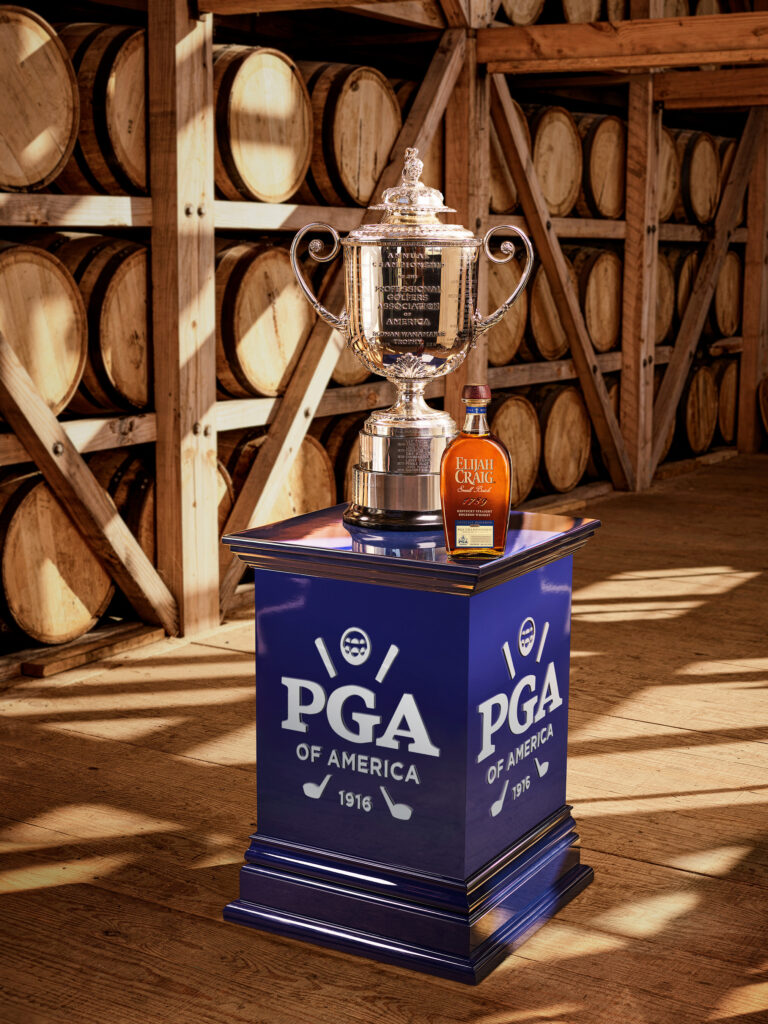 Elijah Craig PGA Championship bourbon arrives at 108 proof from Heaven Hill's N and S rickhouses.