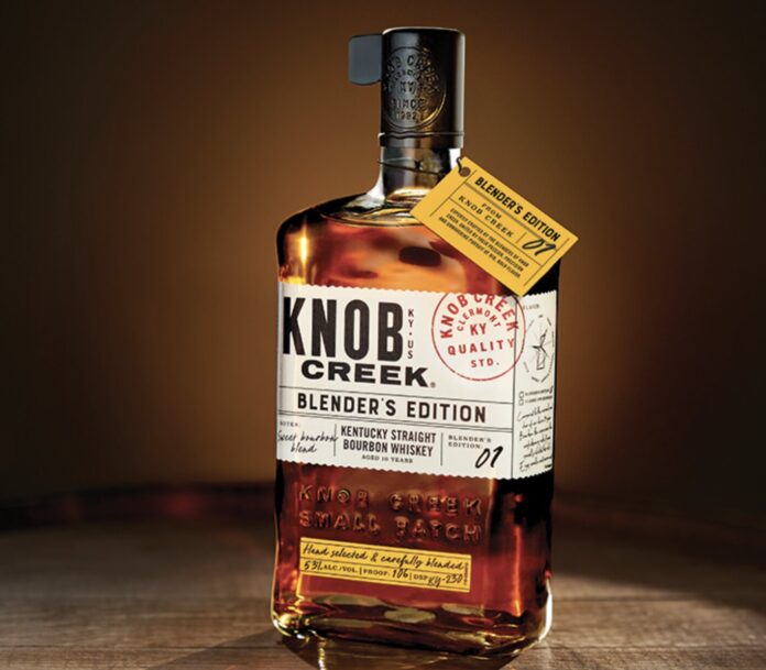 Knob Creek Blender's Edition 01 is a 10-year, 106-proof bourbon built around sweetness