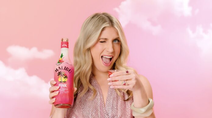 Malibu Pink launches with guava, coconut, and pineapple flavor; plus a LoveShackFancy collab with Influencer Sabrina Brier