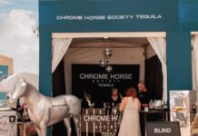 Chrome Horse Society tequila made its global debut at the Longines Champions Tour