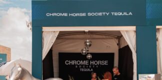 Chrome Horse Society tequila made its global debut at the Longines Champions Tour