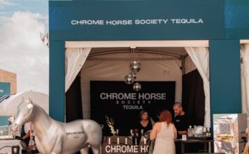 Chrome Horse Society tequila made its global debut at the Longines Champions Tour