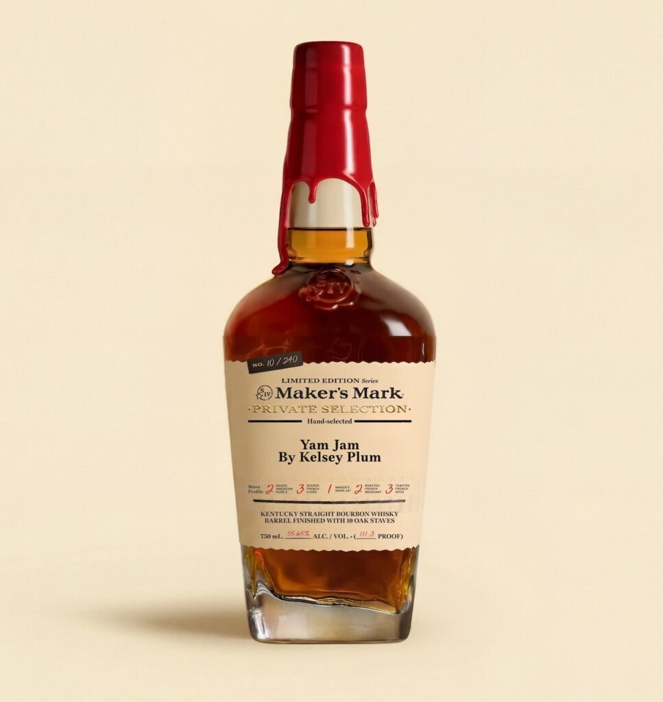 Kelsey Plum's Maker's Mark Private Selection bourbon — Yam Jam —
