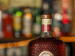 Chicken Cock Old Glory blends Kentucky Straight Rye with Laird's Apple Brandy at 100 proof.