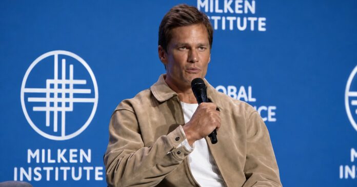 Tom Brady at Milken 2026 revealed how the athlete brand licensing model turns celebrity IP into perpetual royalty income