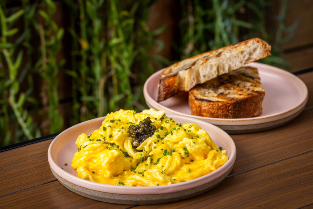Wife and The Somm - Eggs with Caviar 