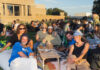 Wine at Sunset on Frank Lloyd Wright's Lawn for Barnsdall Fridays Wine Nights