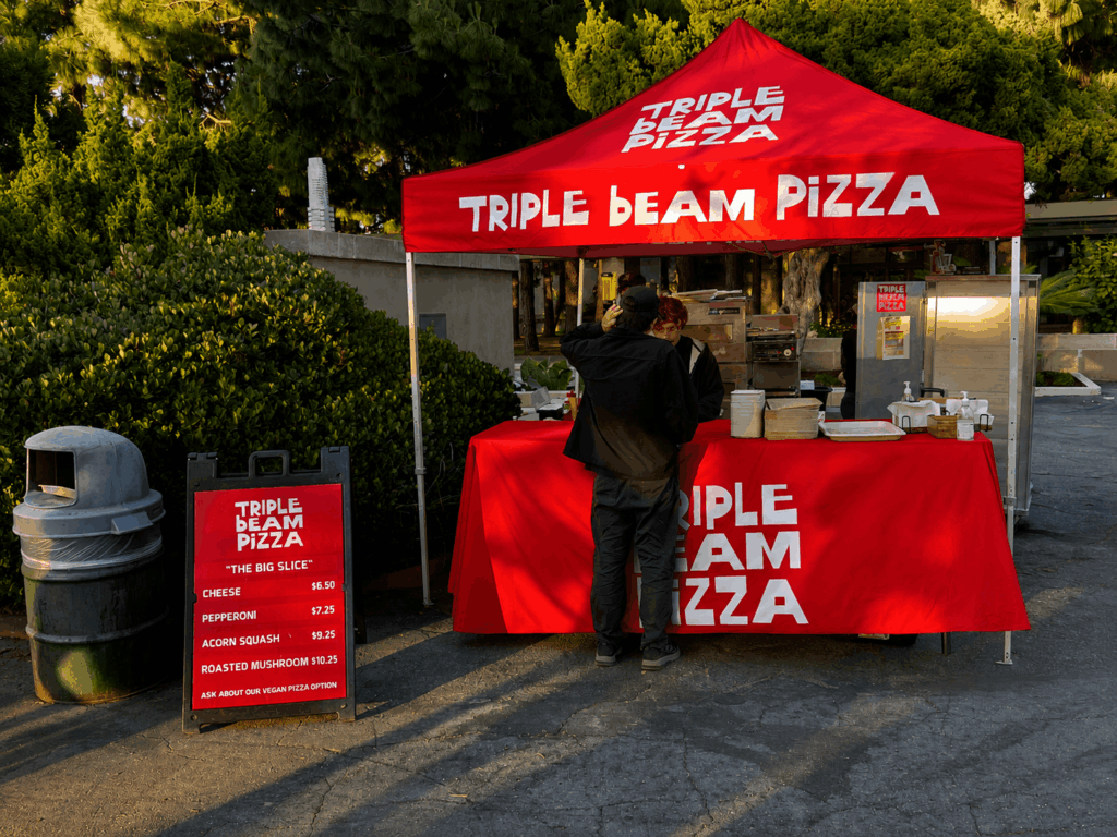 Triple Beam Pizza at Barnsdall Fridays Wine Nights 